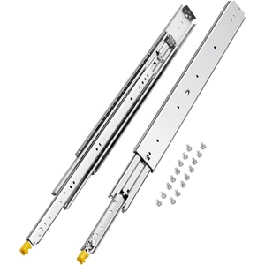 image:imageVEVOR 1 Pair Full Extension Drawer Slides 18 20 22 28 30 32 36 38 40 44 48 52 56 60 in 500 lbs Load Capacity Locking Drawer Slides Ball Bearing with Lock Side Mount Drawer Slide Rail32 Inch