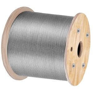 image:imageVEVOR 18 Stainless Steel Cable Railing Kit 600 FT 316 Marine Aircraft Cable With Cutter and Gloves 1600 lbs Breaking Strength 7x7 Strands for Handrail Stair Decking Fence Outdoors532 T316