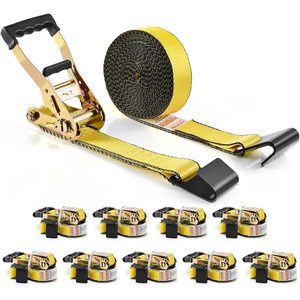image:imageVEVOR 18PCS E Track Ratchet Strap 2 x 15ETrack Straps 4400 LBS Breaking Strength Polyester Webbing amp Spring Fitting amp Ratchets Durable TieDowns for Tires Motorcycles Trailers Loads Yellow  4400 LBS Breaking Strength Polyester Webbing Spring Fitting amp Ratchets For Tires Motorcycles Trailers Loads Yellow2 x 30