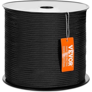 image:imageVEVOR 716 Inch Double Braid Polyester Rope 200 Feet Nylon Pulling Rope 880LB High Force Polyester Load Sailing Rope for Arborist Gardening MarineNylon Rope