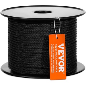 image:imageVEVOR 716 Inch Double Braid Polyester Rope 200 Feet Nylon Pulling Rope 880LB High Force Polyester Load Sailing Rope for Arborist Gardening MarineNylon