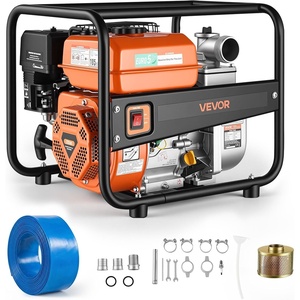 image:imageVEVOR Gas Powered Water Pump 2 in 142 GPM 7HP Semi Trash Water Transfer Pump Portable Gasoline Engine with 25 ft Discharge Hose Heavy Duty Frame Cast Iron Impeller for Irrigation Ponds Pools2in 70 HP 158GPM