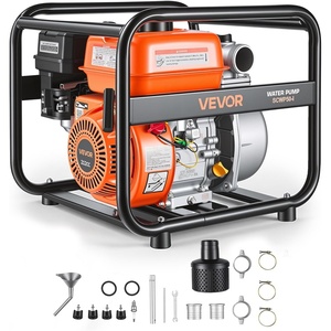 image:imageVEVOR Gas Powered Water Pump 2 in 142 GPM 7HP Semi Trash Water Transfer Pump Portable Gasoline Engine with 25 ft Discharge Hose Heavy Duty Frame Cast Iron Impeller for Irrigation Ponds Pools2in 65 HP 132GPM