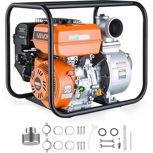 image:imageVEVOR Gas Powered Water Pump 2 in 142 GPM 7HP Semi Trash Water Transfer Pump Portable Gasoline Engine with 25 ft Discharge Hose Heavy Duty Frame Cast Iron Impeller for Irrigation Ponds Pools4in 83 HP 422GPM