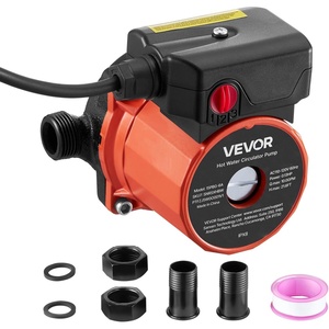 image:imageVEVOR Hot Water Recirculating Pump 10 GPM Instant Circulation Circulator Pump System 3Speed Control 013 HP 110120V NPT 34 in to NPT 12 in Adapter Stainless Steel Head for Water HeatersCast Iron with 3Speed Control
