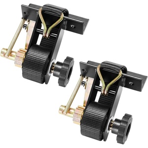 image:imageVEVOR Ladder Rack Ratchet Straps 14 Black Square Tube Mount 15 Wide x 75 Long Black Ladder Rack Straps with Double JHooks 500 lbs Load Heavy Duty Cargo Buckle Lock Strap 2 PackBlack Square Tube2 Pack