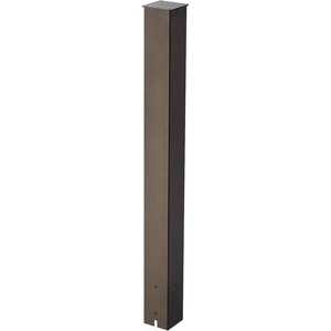 image:imageVEVOR Mailbox Post 43 x 4 x 4 Inches Steel InGround Mounting Mail Box Stand with Powder Coating Surface Heavy Duty Metal Post Sleeve Kit for Outside Curbside Residential Use Easy Install BronzeBronze