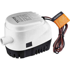 image:imageVEVOR Submersible Pump 750GPH 12V Electric with Float Switch 07 Outlet Marine Bilge Pump for Boats Ponds Pools BasementsSubmersible Bilge Pump