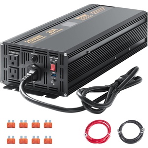 image:imageVEVOR Sump Pump Battery Backup System 1500W Auto Switches to Battery Inverter for Continuous Sump Pump Operation Pure Sine Wave LCD Display for Basement Protection Emergency and Power Outage2500W