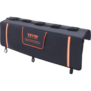 image:imageVEVOR Tailgate Bike Pad 53 Truck Tailgate Pad Carry 5 Mountain Bikes Upgraded Grooves Tailgate Protection Pad with Reflective Strips and Tool Pockets with Camera Opening for MidSize Pickup Trucks