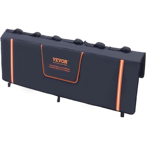 image:imageVEVOR Tailgate Bike Pad 62 Truck Tailgate Pad Carry 6 Mountain Bikes Tailgate Protection Pad with Reflective Strips and Tool Pockets Tailgate Pad with Rear Camera Opening for Pickup Trucks
