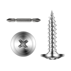 image:imageVVEOR Screws 8 x 34 inch Length Self Drilling Drywall to Wood Screw All Purpose HighHardness Stainless Steel Wall Anchors with a Phillips Drill Bit Cross Slot for Home Renovation300 per Box