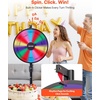 image:imageVEVOR 24 in Spinning Prize Wheel 14 Slots Spinning Wheel with Stand Adjustable Height Win Fortune Roulette with a Dry Erase and 2 Markers 6 Colors Easy Assembly for Party Pub Trade Show Carnival