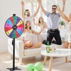 image:imageVEVOR 24 in Spinning Prize Wheel 14 Slots Spinning Wheel with Stand Adjustable Height Win Fortune Roulette with a Dry Erase and 2 Markers 6 Colors Easy Assembly for Party Pub Trade Show Carnival