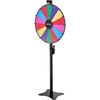 image:imageVEVOR 24 in Spinning Prize Wheel 14 Slots Spinning Wheel with Stand Adjustable Height Win Fortune Roulette with a Dry Erase and 2 Markers 6 Colors Easy Assembly for Party Pub Trade Show Carnival