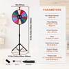 image:imageVEVOR 24 in Spinning Prize Wheel 14 Slots Spinning Wheel with Stand Tabletop Win Fortune Roulette with a Dry Erase and 2 Markers 6 Colors Easy Assembly for Party Pub Trade Show Carnival Events18 INCH