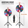 image:imageVEVOR 24 in Spinning Prize Wheel 14 Slots Spinning Wheel with Stand Tabletop Win Fortune Roulette with a Dry Erase and 2 Markers 6 Colors Easy Assembly for Party Pub Trade Show Carnival Events18 INCH