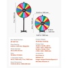 image:imageVEVOR 24 in Spinning Prize Wheel 14 Slots Spinning Wheel with Stand Tabletop Win Fortune Roulette with a Dry Erase and 2 Markers 6 Colors Easy Assembly for Party Pub Trade Show Carnival Events36 INCH