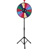 image:imageVEVOR 24 in Spinning Prize Wheel 14 Slots Spinning Wheel with Stand Tabletop Win Fortune Roulette with a Dry Erase and 2 Markers 6 Colors Easy Assembly for Party Pub Trade Show Carnival Events18 INCH