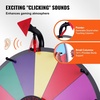 image:imageVEVOR 24 in Spinning Prize Wheel 14 Slots Spinning Wheel with Stand Tabletop Win Fortune Roulette with a Dry Erase and 2 Markers 6 Colors Easy Assembly for Party Pub Trade Show Carnival Events18 INCH