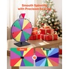 image:imageVEVOR 24 in Spinning Prize Wheel 14 Slots Spinning Wheel with Stand Tabletop Win Fortune Roulette with a Dry Erase and 2 Markers 6 Colors Easy Assembly for Party Pub Trade Show Carnival Events12 INCH