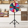 image:imageVEVOR 24 in Spinning Prize Wheel 14 Slots Spinning Wheel with Stand Tabletop Win Fortune Roulette with a Dry Erase and 2 Markers 6 Colors Easy Assembly for Party Pub Trade Show Carnival Events18 INCH
