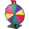 image:imageVEVOR 24 in Spinning Prize Wheel 14 Slots Spinning Wheel with Stand Tabletop Win Fortune Roulette with a Dry Erase and 2 Markers 6 Colors Easy Assembly for Party Pub Trade Show Carnival Events12 INCH