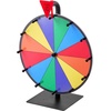 image:imageVEVOR 36 inch Spinning Prize Wheel 18 Slots Spinning Wheel Roulette Wheel with a Dry Erase and 2 Markers Tabletop or Floor Standing Win Fortune Spin Games in Party Pub Trade Show Carnival12 INCH