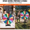 image:imageVEVOR 36 inch Spinning Prize Wheel 18 Slots Spinning Wheel Roulette Wheel with a Dry Erase and 2 Markers Tabletop or Floor Standing Win Fortune Spin Games in Party Pub Trade Show Carnival36 INCH