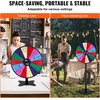 image:imageVEVOR 36 inch Spinning Prize Wheel 18 Slots Spinning Wheel Roulette Wheel with a Dry Erase and 2 Markers Tabletop or Floor Standing Win Fortune Spin Games in Party Pub Trade Show Carnival22 INCH
