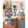 image:imageVEVOR 36 inch Spinning Prize Wheel 18 Slots Spinning Wheel Roulette Wheel with a Dry Erase and 2 Markers Tabletop or Floor Standing Win Fortune Spin Games in Party Pub Trade Show Carnival12 INCH