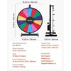 image:imageVEVOR 36 inch Spinning Prize Wheel 18 Slots Spinning Wheel Roulette Wheel with a Dry Erase and 2 Markers Tabletop or Floor Standing Win Fortune Spin Games in Party Pub Trade Show Carnival18 INCH