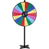 image:imageVEVOR 36 inch Spinning Prize Wheel 18 Slots Spinning Wheel Roulette Wheel with a Dry Erase and 2 Markers Tabletop or Floor Standing Win Fortune Spin Games in Party Pub Trade Show Carnival36 INCH
