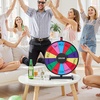 image:imageVEVOR 36 inch Spinning Prize Wheel 18 Slots Spinning Wheel Roulette Wheel with a Dry Erase and 2 Markers Tabletop or Floor Standing Win Fortune Spin Games in Party Pub Trade Show Carnival18 INCH