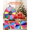 image:imageVEVOR 36 inch Spinning Prize Wheel 18 Slots Spinning Wheel Roulette Wheel with a Dry Erase and 2 Markers Tabletop or Floor Standing Win Fortune Spin Games in Party Pub Trade Show Carnival18 INCH