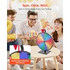 image:imageVEVOR 36 inch Spinning Prize Wheel 18 Slots Spinning Wheel Roulette Wheel with a Dry Erase and 2 Markers Tabletop or Floor Standing Win Fortune Spin Games in Party Pub Trade Show Carnival12 INCH