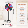 image:imageVEVOR 36 inch Spinning Prize Wheel 18 Slots Spinning Wheel Roulette Wheel with a Dry Erase and 2 Markers Tabletop or Floor Standing Win Fortune Spin Games in Party Pub Trade Show Carnival22 INCH