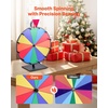 image:imageVEVOR 36 inch Spinning Prize Wheel 18 Slots Spinning Wheel Roulette Wheel with a Dry Erase and 2 Markers Tabletop or Floor Standing Win Fortune Spin Games in Party Pub Trade Show Carnival12 INCH