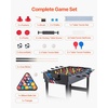 image:imageVEVOR 3in14in1 Combo Game Table Set 4854 Air Hockey Ping Pong amp Foosball Combo with Pucks amp Pushers Multi Combination Table for Family Game Room or Office4in1