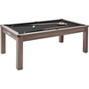 image:imageVEVOR 7ft 3in1 Multi Game Table with Dining Pool and Tennis Table for Family Game Room Adults Includes Full Set of Accessories2 Benches for Storage and Accessories