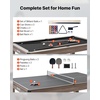 image:imageVEVOR 7ft 3in1 Multi Game Table with Dining Pool and Tennis Table for Family Game Room Adults Includes Full Set of Accessories2 Benches for Storage and Accessories