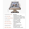 image:imageVEVOR 7ft 3in1 Multi Game Table with Dining Pool and Tennis Table for Family Game Room Adults Includes Full Set of AccessoriesAccessories