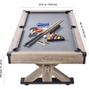 image:imageVEVOR 7ft 3in1 Multi Game Table with Dining Pool and Tennis Table for Family Game Room Adults Includes Full Set of AccessoriesAccessories