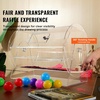 image:imageVEVOR Acrylic Raffle DrumProfessional Raffle Ticket Spinning Cage with 2 Keys Transparent Lottery Spinning Drawing Holds 10000 Tickets or 300 Raffle Balls Raffle Ticket Box for Lottery Games Bing22 x 18 inch  Large