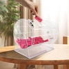 image:imageVEVOR Acrylic Raffle DrumProfessional Raffle Ticket Spinning Cage with 2 Keys Transparent Lottery Spinning Drawing Holds 10000 Tickets or 300 Raffle Balls Raffle Ticket Box for Lottery Games Bing22 x 18 inch  Large