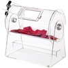 image:imageVEVOR Acrylic Raffle DrumProfessional Raffle Ticket Spinning Cage with 2 Keys Transparent Lottery Spinning Drawing Holds 10000 Tickets or 300 Raffle Balls Raffle Ticket Box for Lottery Games Bing12 x 12 inch  Small