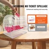 image:imageVEVOR Acrylic Raffle DrumProfessional Raffle Ticket Spinning Cage with 2 Keys Transparent Lottery Spinning Drawing Holds 10000 Tickets or 300 Raffle Balls Raffle Ticket Box for Lottery Games Bing22 x 18 inch  Large