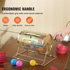 image:imageVEVOR Acrylic Raffle DrumProfessional Raffle Ticket Spinning Cage with 2 Keys Transparent Lottery Spinning Drawing Holds 10000 Tickets or 300 Raffle Balls Raffle Ticket Box for Lottery Games BingSmall  12x8in