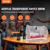 image:imageVEVOR Acrylic Raffle DrumProfessional Raffle Ticket Spinning Cage with 2 Keys Transparent Lottery Spinning Drawing Holds 10000 Tickets or 300 Raffle Balls Raffle Ticket Box for Lottery Games Bing16 x 13 inch  Medium