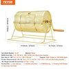 image:imageVEVOR Acrylic Raffle DrumProfessional Raffle Ticket Spinning Cage with 2 Keys Transparent Lottery Spinning Drawing Holds 10000 Tickets or 300 Raffle Balls Raffle Ticket Box for Lottery Games BingSmall  12x8in